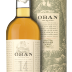Oban is een van de oudste en kleinste distilleerderijen van Schotland. De distilleerderij werd in 1794 geopend. Het havenstadje dat dezelfde naam draagt, is erom heen gegroeid. Het is een van de Single Malt Scotch-whisky's waarin de volle, complexe smaken van de Hooglanden samen komen met het turfachtige, maritieme karakter van de eilanden. Oban dankt zijn volle, bevredigende karakter aan het lange fermentatieproces. De kleine koperen, lampvormige distilleerketels behoren tot de kleinste in Schotland. De drank die erin wordt gedistilleerd, wordt langzaam gecondenseerd in houten worm-tubs en buiten blootgesteld aan de zoute zeelucht. Dit zorgt voor een kenmerkende diepe smaak. Oban 14 Year Old is een geweldige combinatie van volle zoetheid en rokerige droogheid, met fruitige tonen van sinaasappel, peren en gedroogde vijgen, vleugjes zeezout en tonen van turf en rook. Kan het best puur, misschien met een scheutje water gedronken worden.

Soort
Malt
Inhoud - % Vol
70CL - 43,00%
Smaak
Licht Zoet en Lange Afdronk
Land
Schotland
